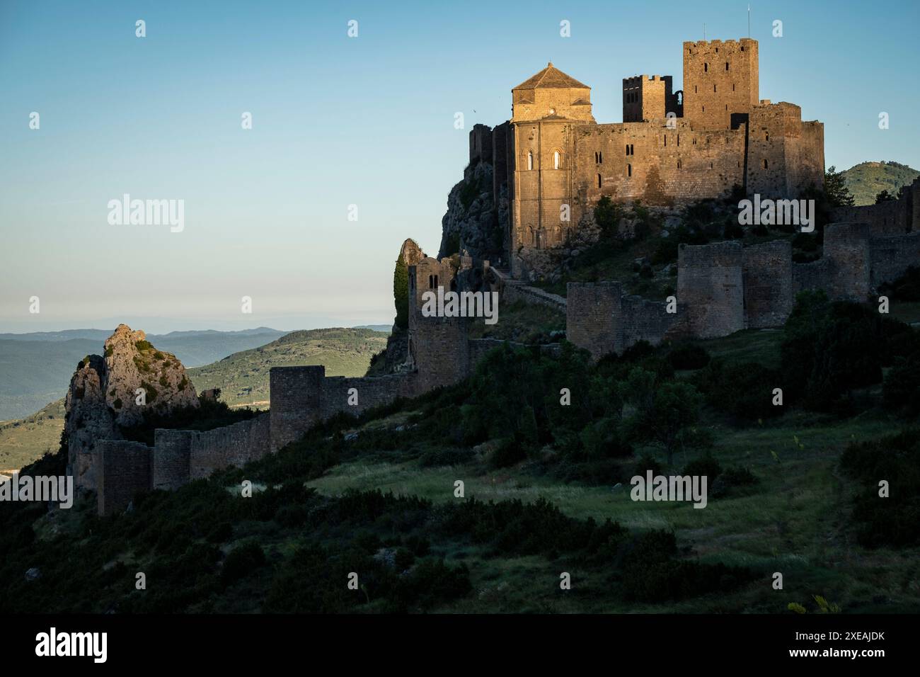 Schloss Loarre Stockfoto