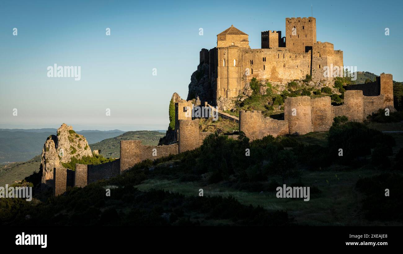 Schloss Loarre Stockfoto