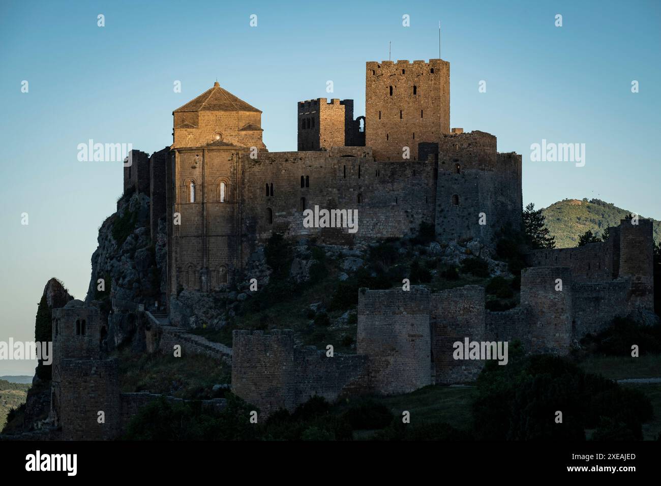 Schloss Loarre Stockfoto