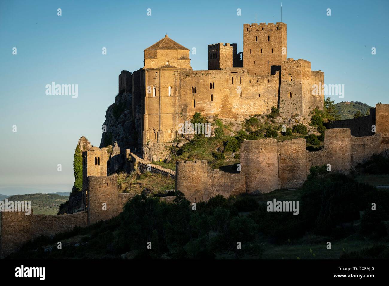 Schloss Loarre Stockfoto