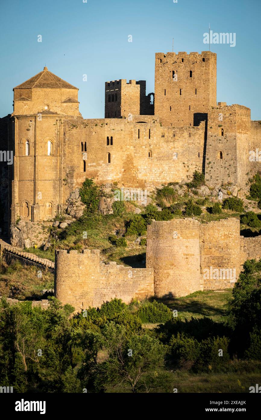 Schloss Loarre Stockfoto
