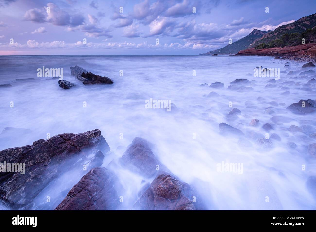 Sohn Bunyola Beach Stockfoto
