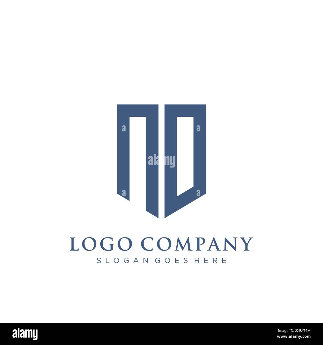 Logo OHNE Schild. Stock Vektor