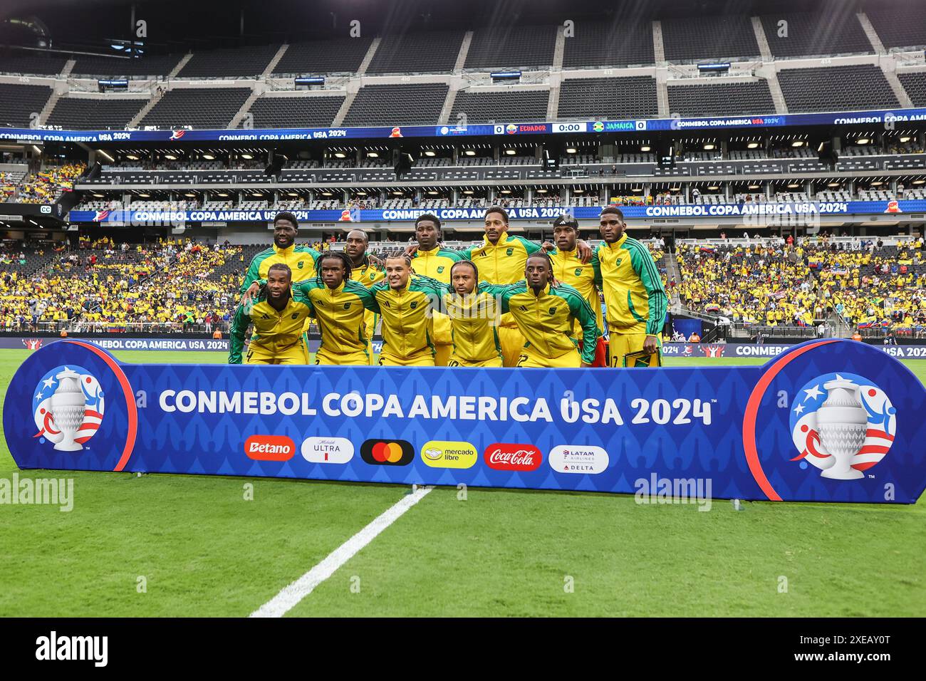 Las Vegas, NV, USA. Juni 2024. Team Jamaica posiert für ein Foto vor