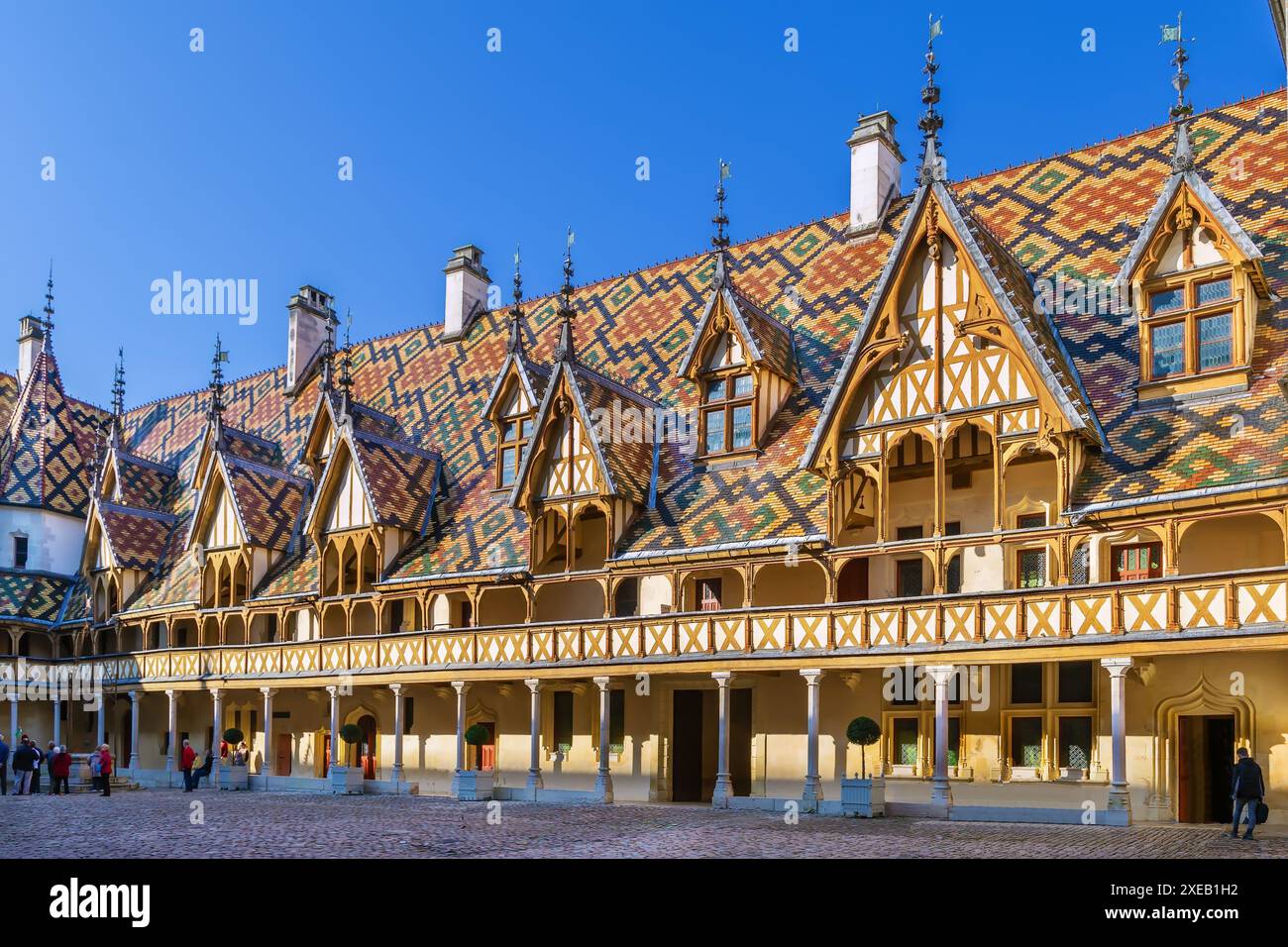 Hospices de Beaune in Beaune, Frankreich Stockfoto