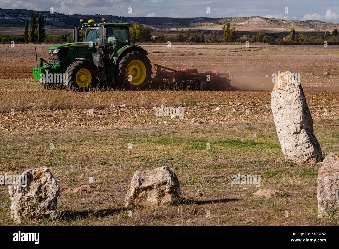 Nekropole von Las Ruedas Stockfoto