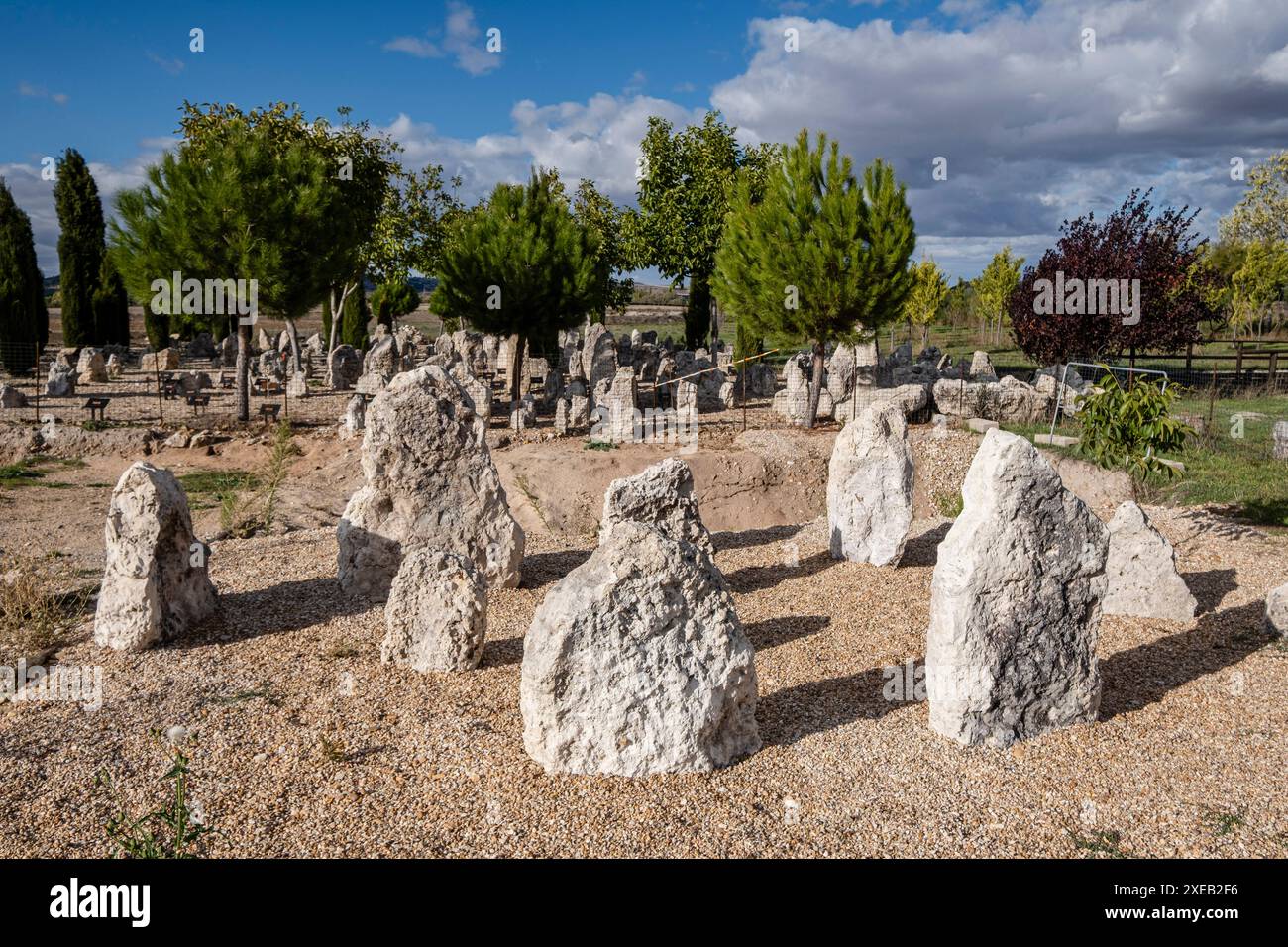 Vacceos Bestattungsstele Stockfoto
