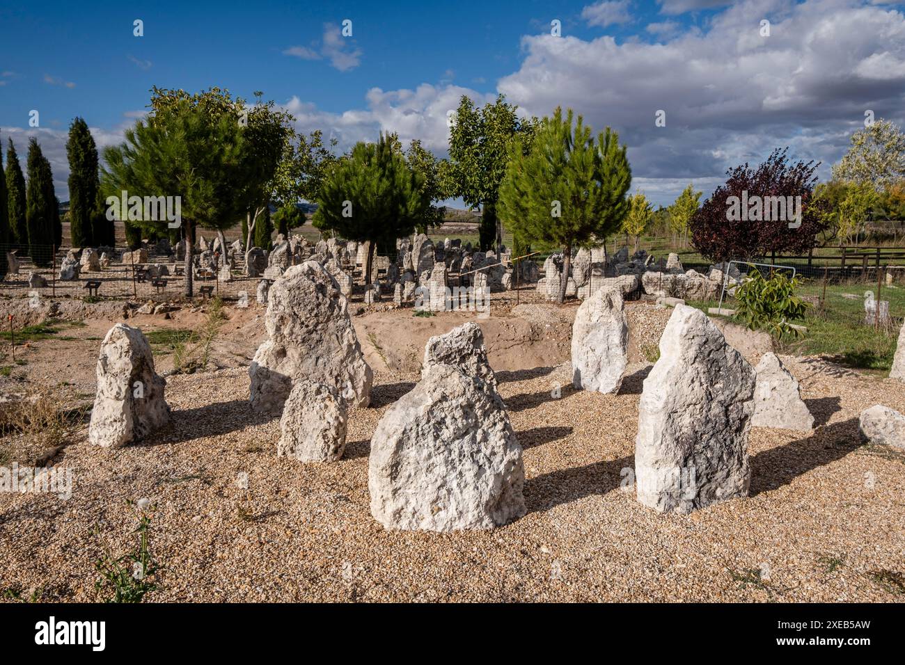Vacceos Bestattungsstele Stockfoto