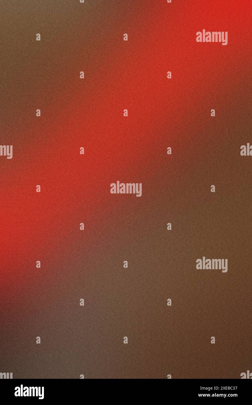 Abstrakter Hintergrund mit körniger Textur, die von Rot zu Braun verblasst Stockfoto