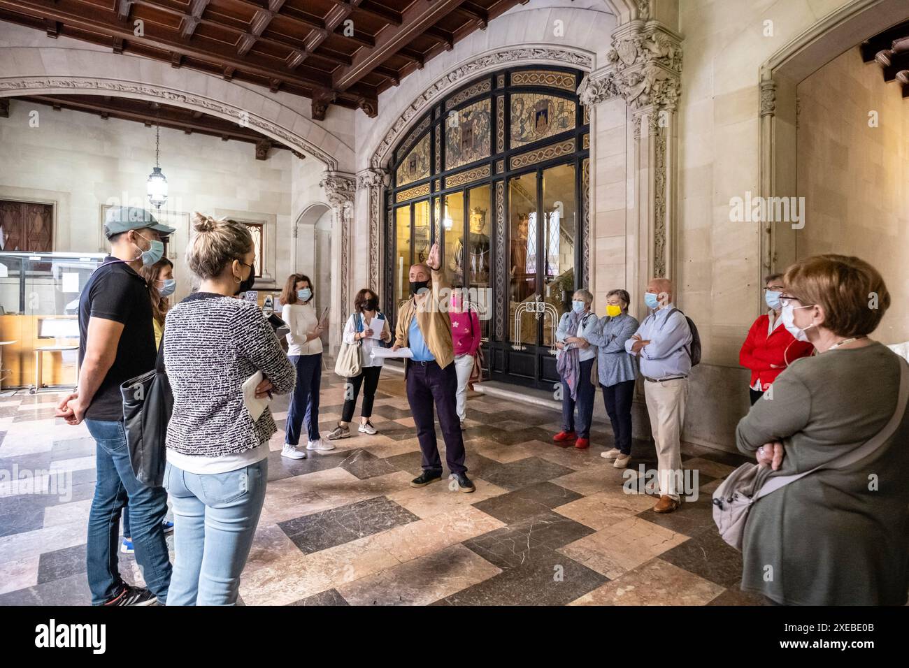 Consell de Mallorca Gebäude Stockfoto