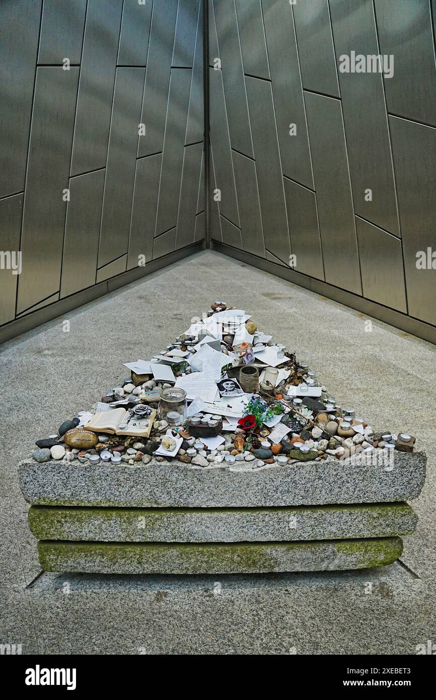 Konzentrationslager Bergen-Belsen Gedenkstätte Stockfoto