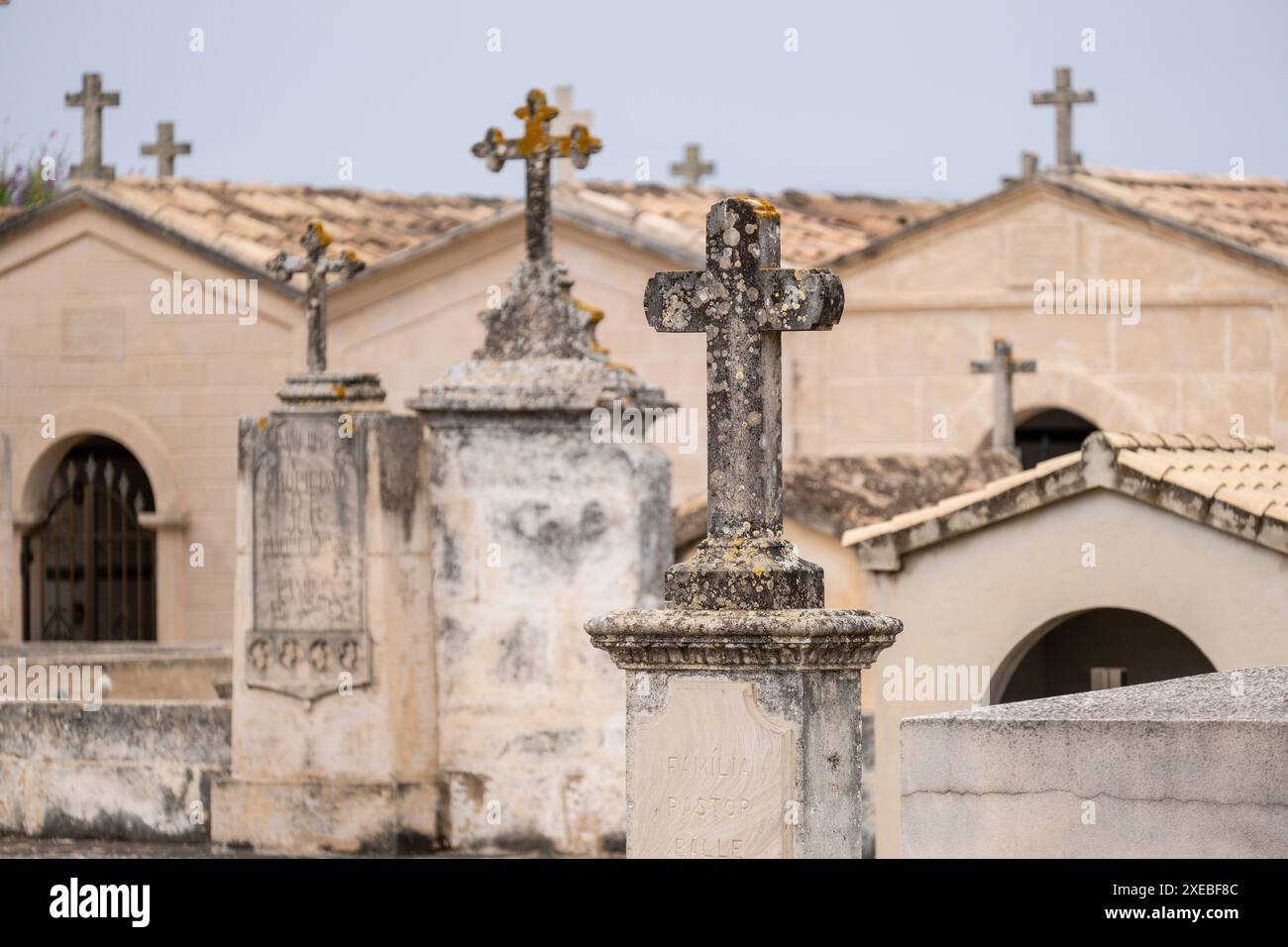 Petra Friedhof Stockfoto