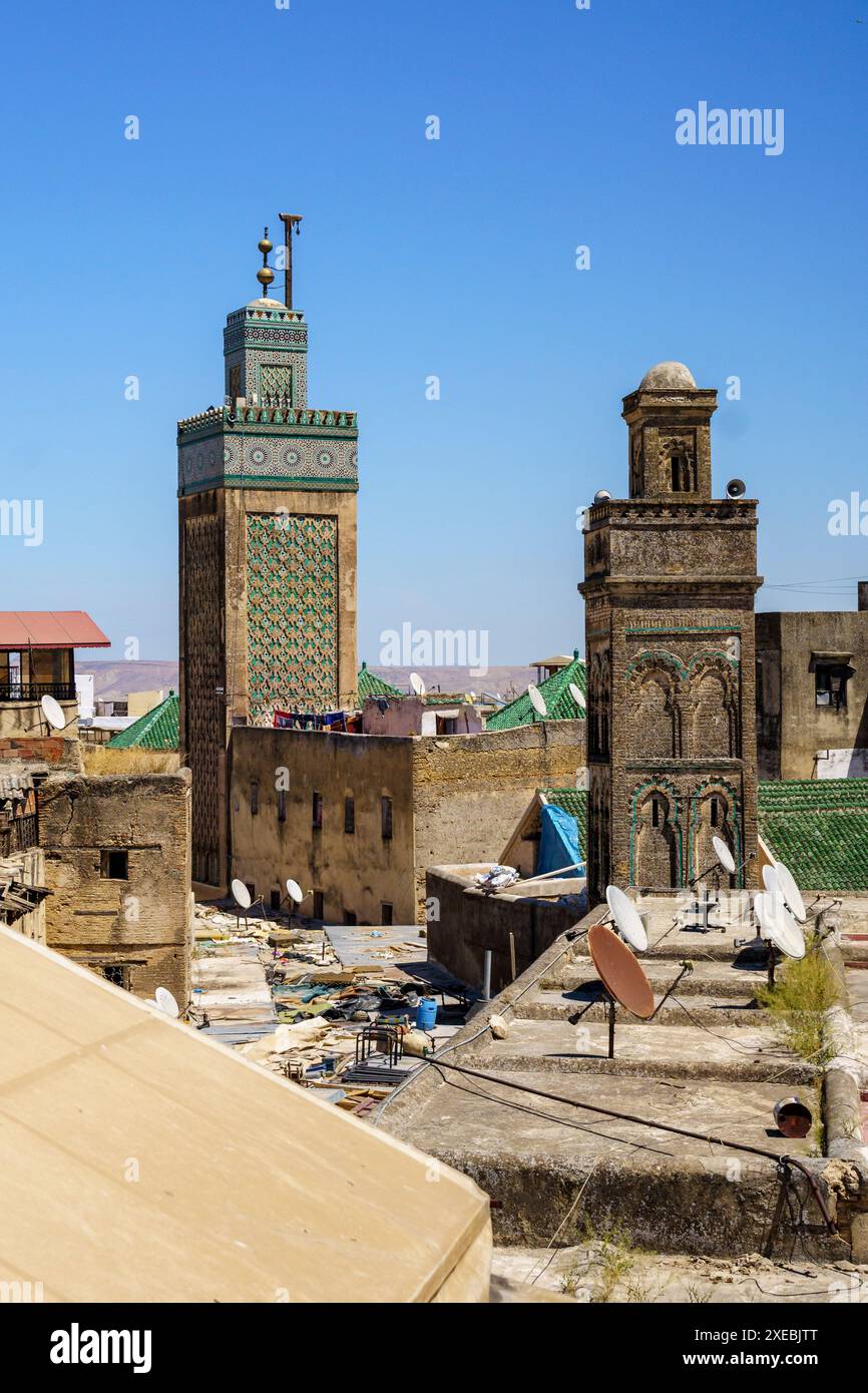 Bou Inania Madrasa Stockfoto