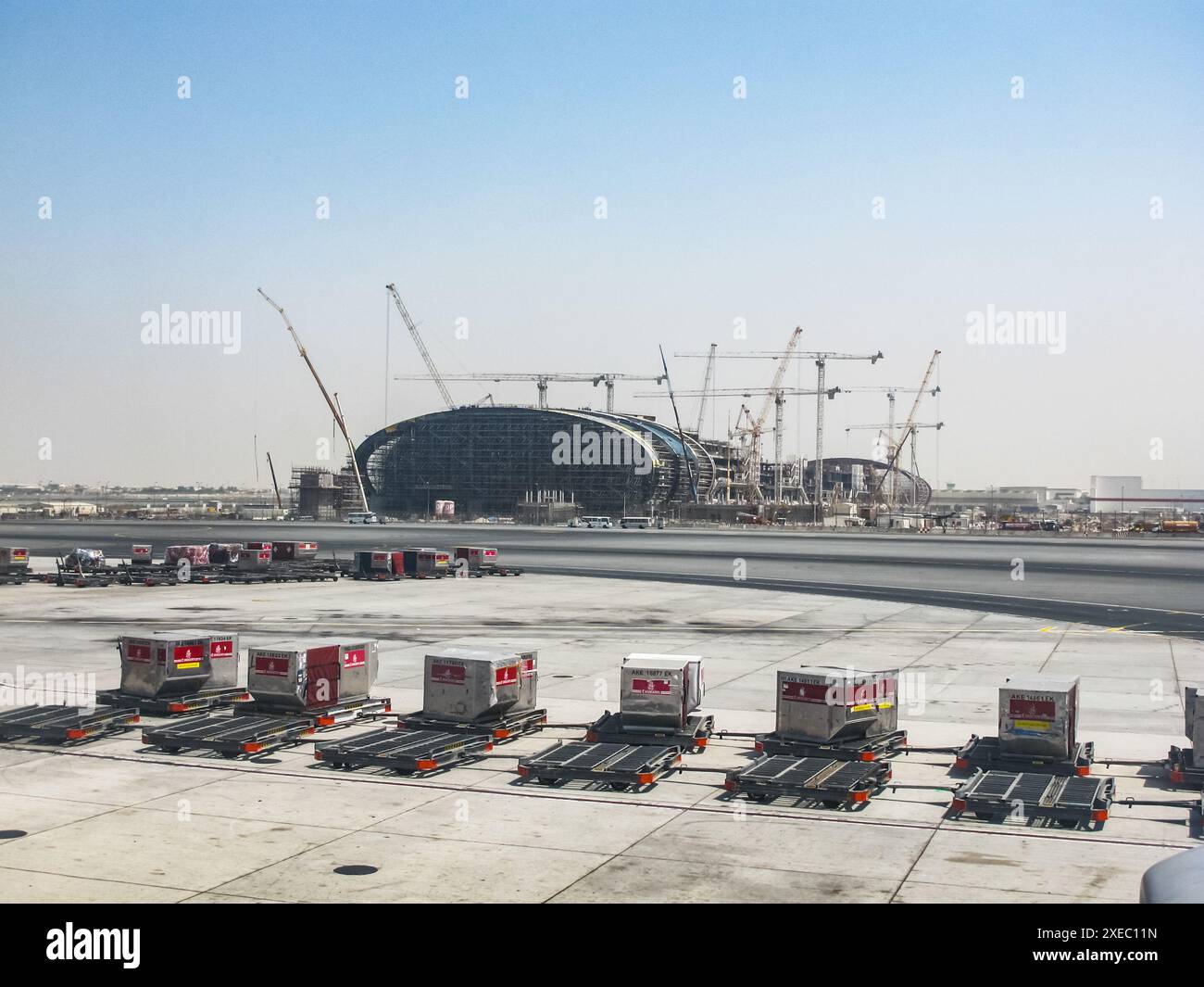 Passagierflughafen Dubai Stockfoto