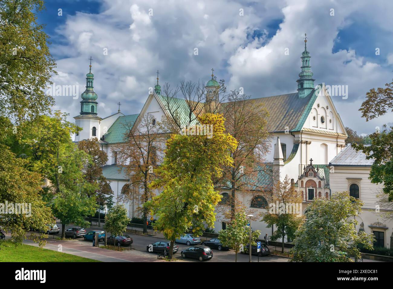 Kirche des Hl. Bernardino von Siena, Krakau, Polen Stockfoto