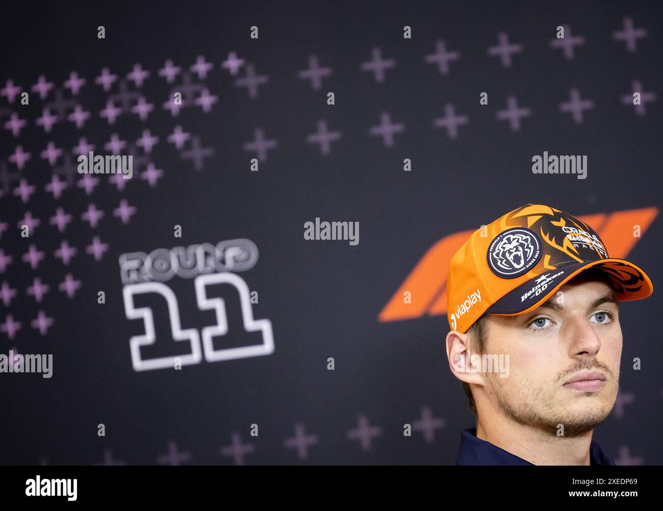 Österreich, 27.06.2024, SPIELBERG - Max Verstappen (Red Bull Racing) während der Pressekonferenz auf der Rennstrecke Red Bull Ring im Vorfeld des Großen Preises von Österreich. ANP SEM VAN DER WAL Stockfoto