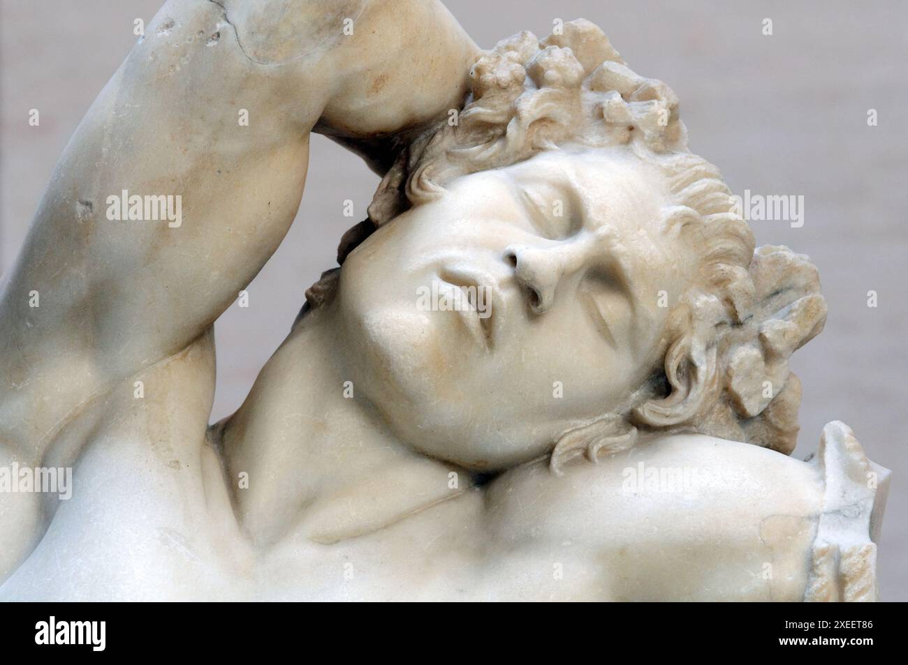 Deutschland, Bayern, München, Glyptothek Museum, Barberini Faun, Schlafender Satyr Stockfoto