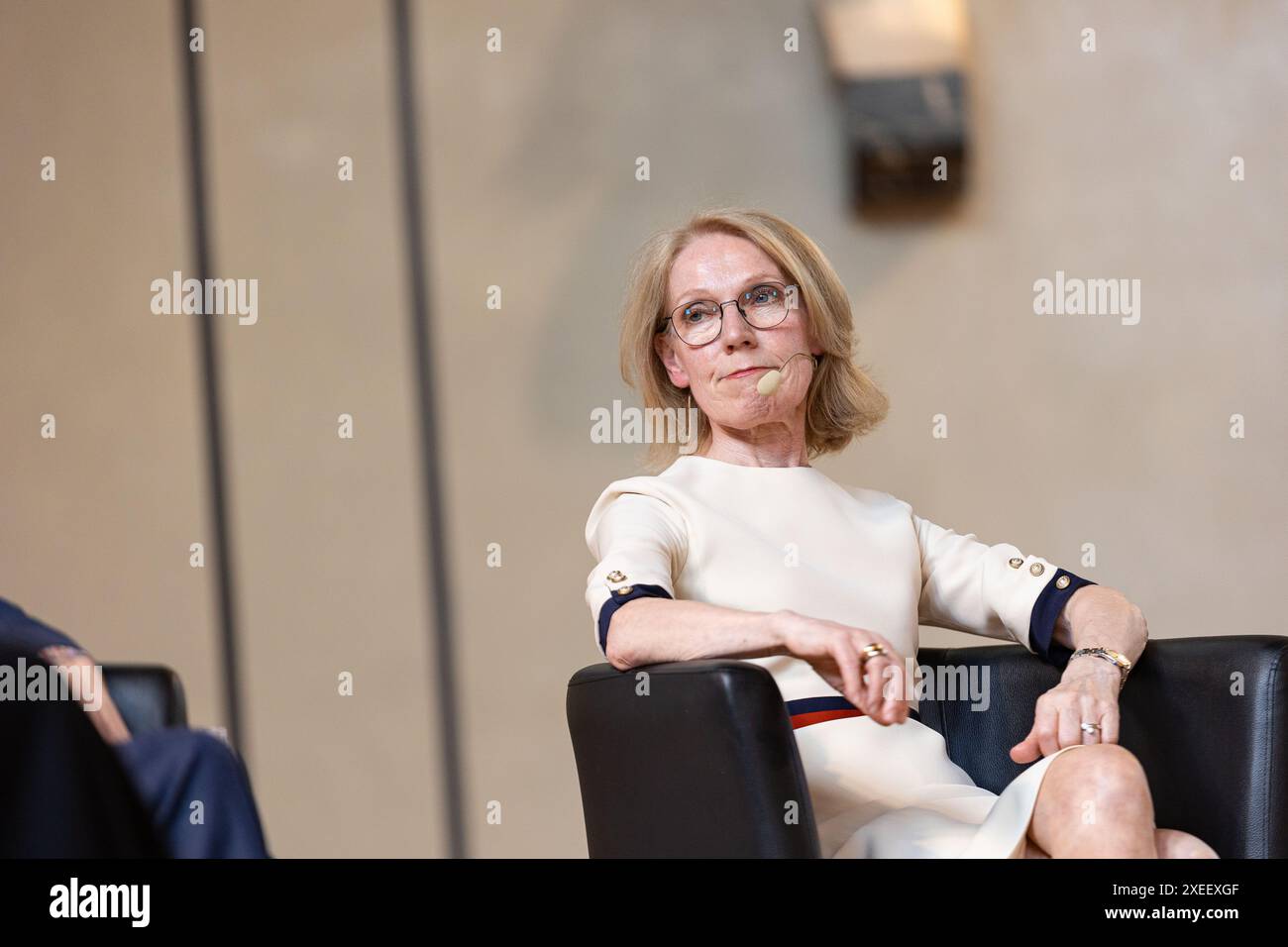 München, Deutschland. Juni 2024. Annette Niederfranke bei der ifo Jahresversammlung zum 75. Jahrestag der Gründung des ifo Instituts am 27. Juni 2024 an der Universität München. (Foto: Alexander Pohl/SIPA USA) Credit: SIPA USA/Alamy Live News Stockfoto
