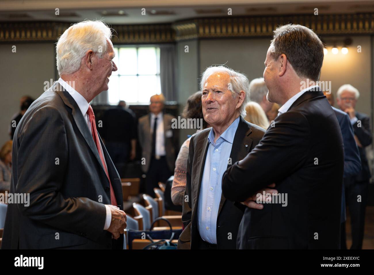 München, Deutschland. Juni 2024. Roland Berger bei der ifo Jahresversammlung zum 75. Jahrestag der Gründung des ifo Instituts am 27. Juni 2024 an der Universität München in München. (Foto: Alexander Pohl/SIPA USA) Credit: SIPA USA/Alamy Live News Stockfoto