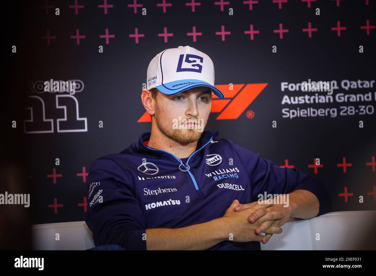 02 Logan Sargeant, (USA) Williams Mercedes während des österreichischen GP, Spielberg 27-30 Juni 2024, Formel-1-Weltmeisterschaft 2024. Stockfoto