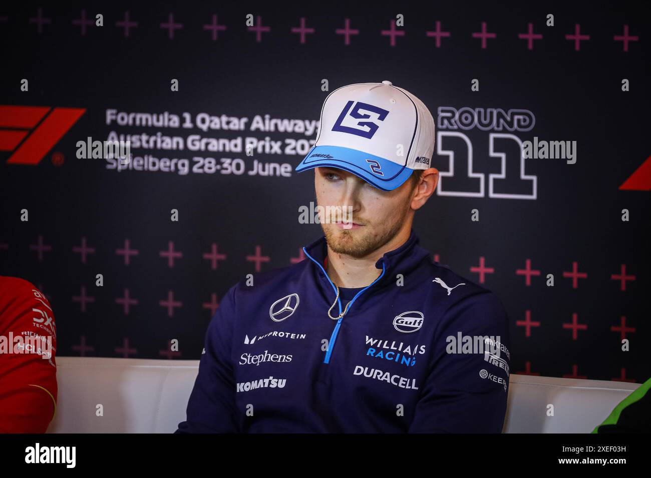 02 Logan Sargeant, (USA) Williams Mercedes während des österreichischen GP, Spielberg 27-30 Juni 2024, Formel-1-Weltmeisterschaft 2024. Stockfoto
