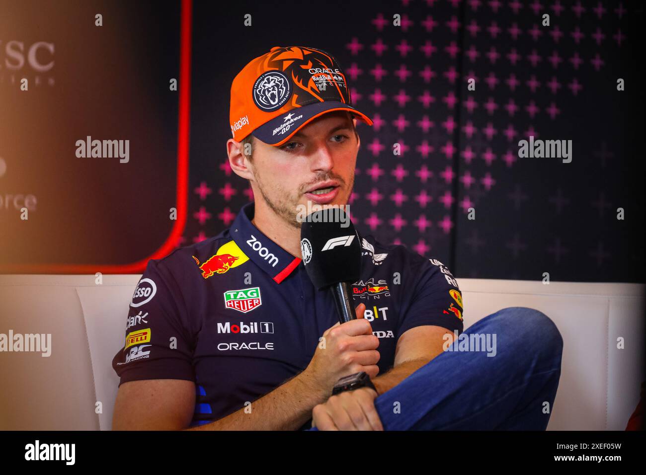 01 Max Verstappen, (NED) Oracle Red Bull Racing, Honda während des österreichischen GP, Spielberg 27-30 Juni 2024, Formel-1-Weltmeisterschaft 2024. Stockfoto