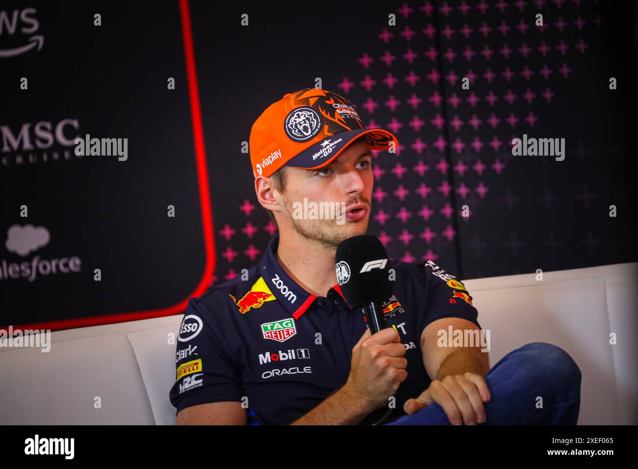 01 Max Verstappen, (NED) Oracle Red Bull Racing, Honda während des österreichischen GP, Spielberg 27-30 Juni 2024, Formel-1-Weltmeisterschaft 2024. Stockfoto