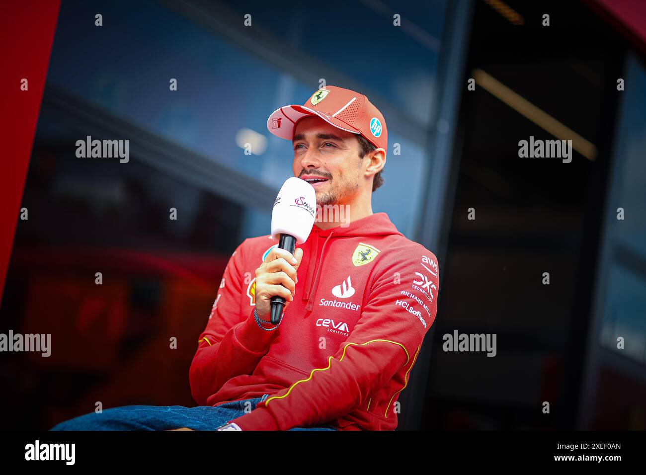 16 Charles Leclerc (MON) Scuderia Ferrari während des österreichischen GP, Spielberg 27-30 Juni 2024, Formel-1-Weltmeisterschaft 2024. Stockfoto