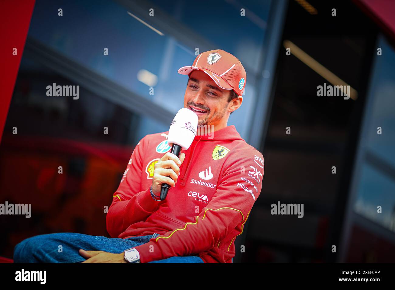 16 Charles Leclerc (MON) Scuderia Ferrari während des österreichischen GP, Spielberg 27-30 Juni 2024, Formel-1-Weltmeisterschaft 2024. Stockfoto