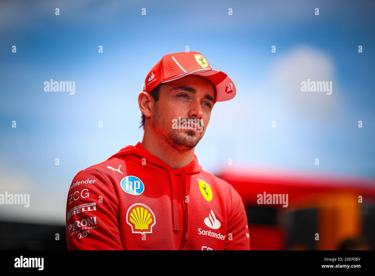 16 Charles Leclerc (MON) Scuderia Ferrari während des österreichischen GP, Spielberg 27-30 Juni 2024, Formel-1-Weltmeisterschaft 2024. Stockfoto