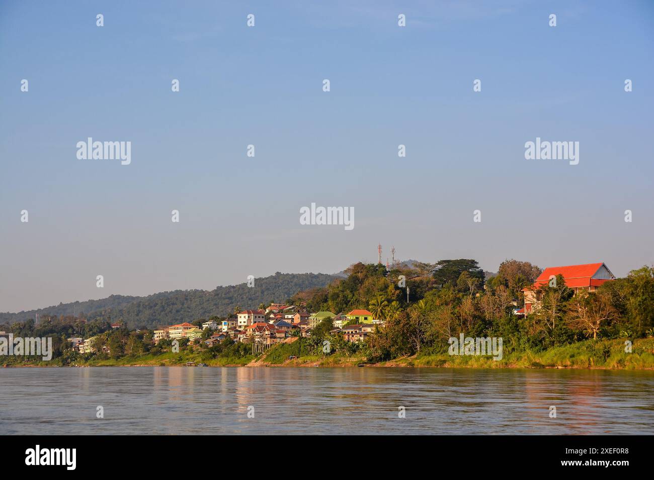 Schöne Fotolandschaft aufgenommen vang vieng in laos, Asien Stockfoto