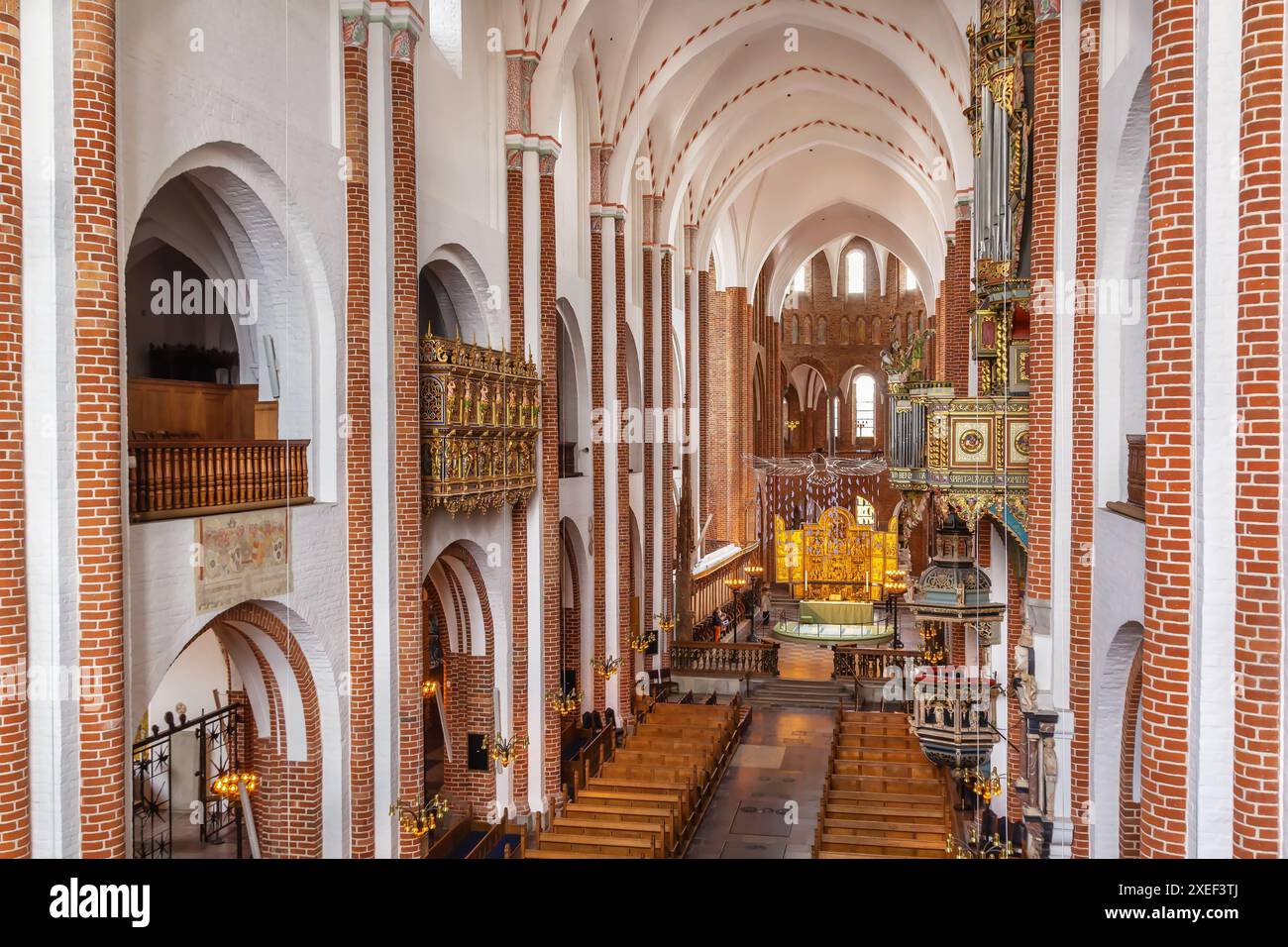 Kathedrale Von Roskilde, Dänemark Stockfoto