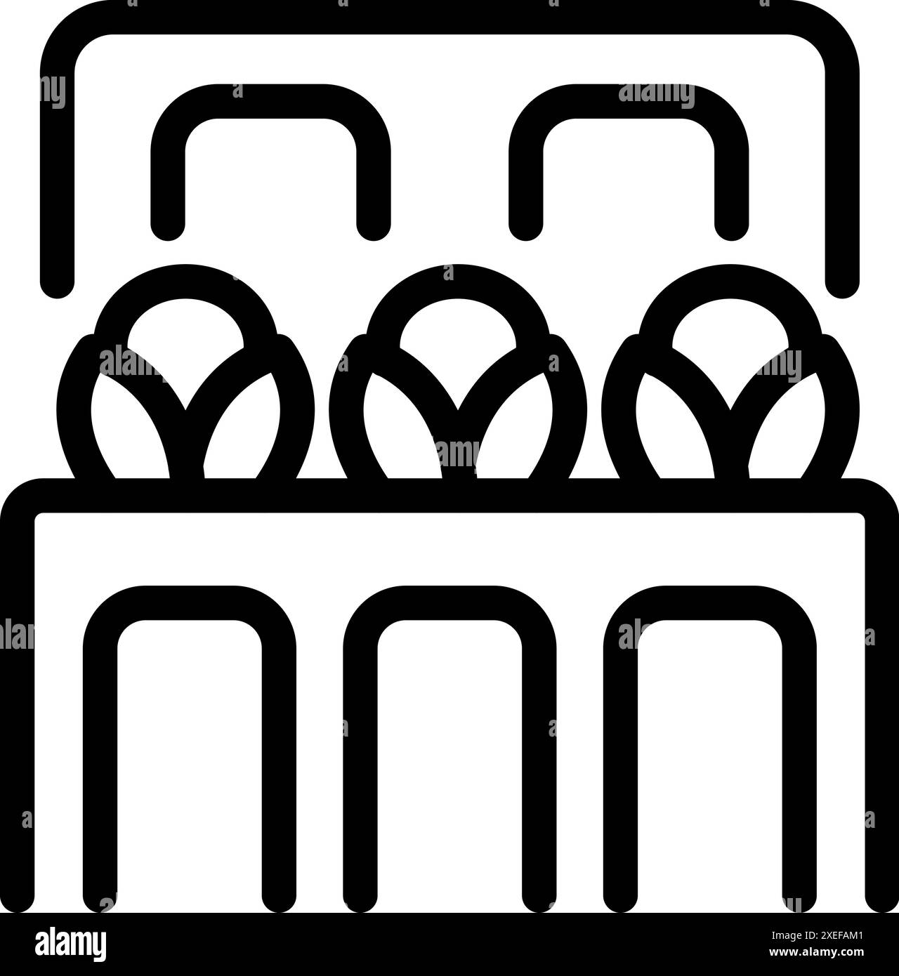 Symbol mit Kohl, der auf einem Bauernhof wächst und die landwirtschaftlichen Praktiken betont Stock Vektor