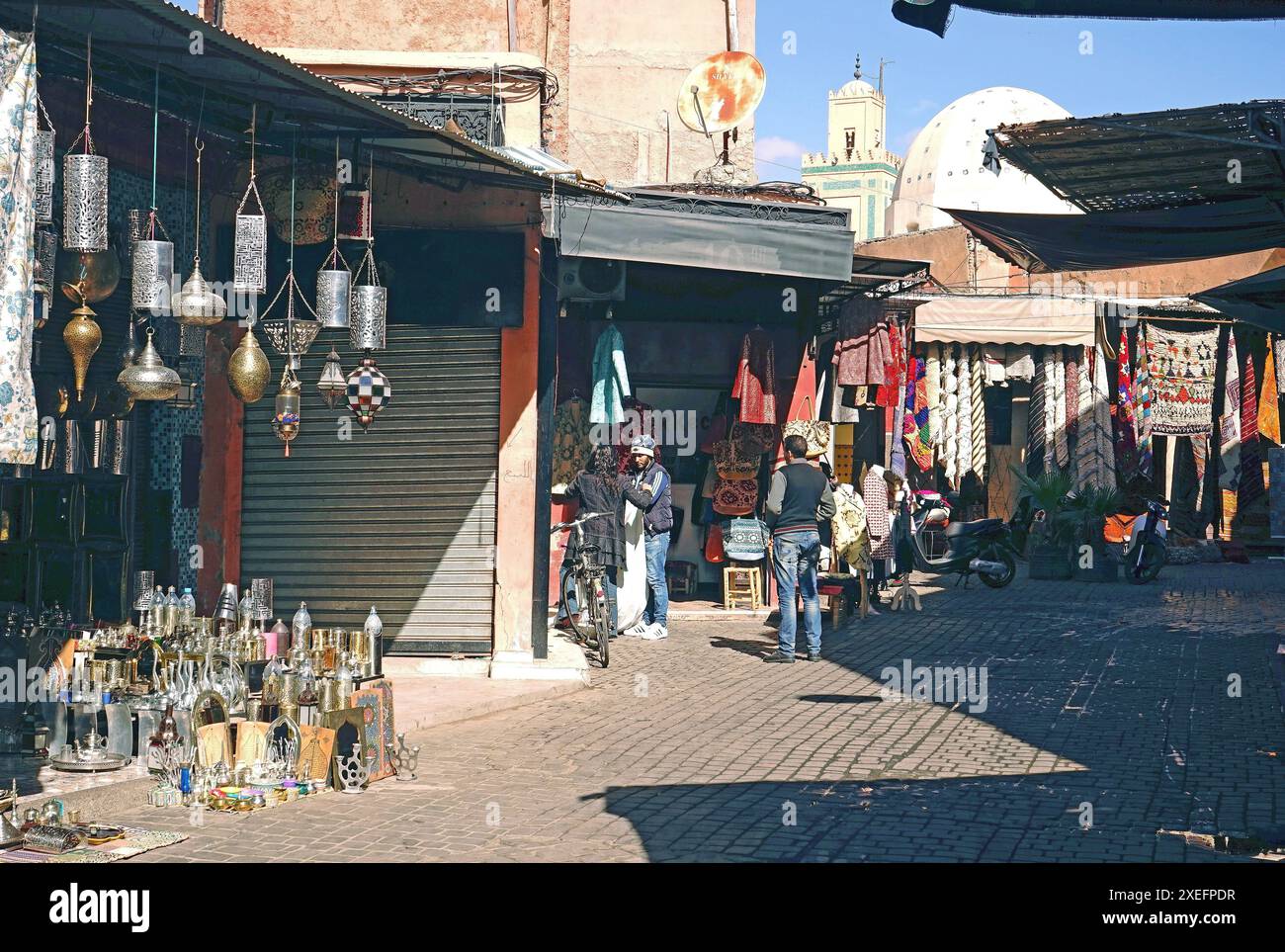 Medina, Marrakesch, Marokko Stockfoto