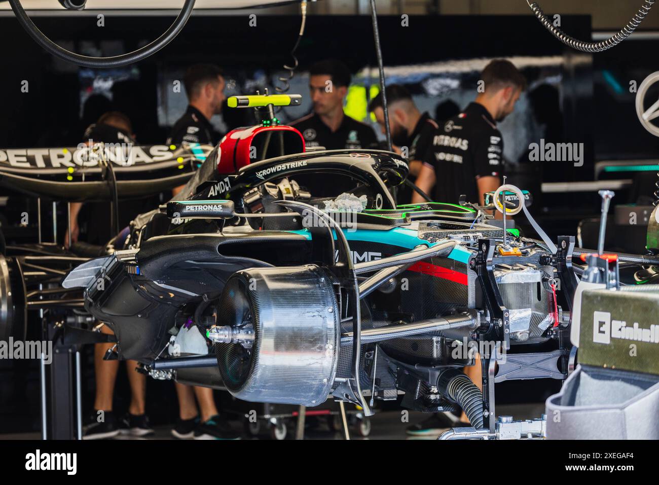 Red Bull Ring, Spielberg, Österreich. 27.Juni 2024; Mercedes-AMG PETRONAS F1-Auto während des Formel-1-Grand-Prix von Österreich Credit: Jay Hirano/AFLO/Alamy Live News Stockfoto