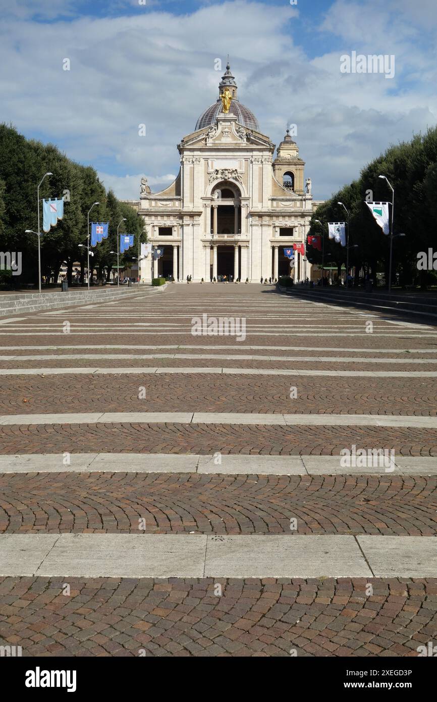 Santa Maria degli Angeli in Assisi, Italien Stockfoto