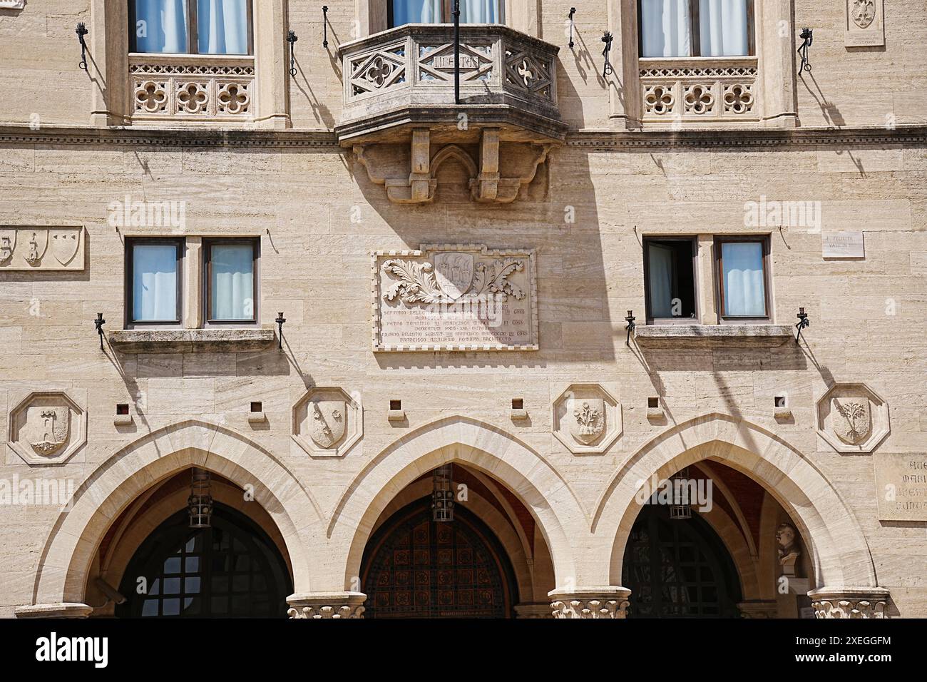 Regierungsgebäude in San Marino Stockfoto