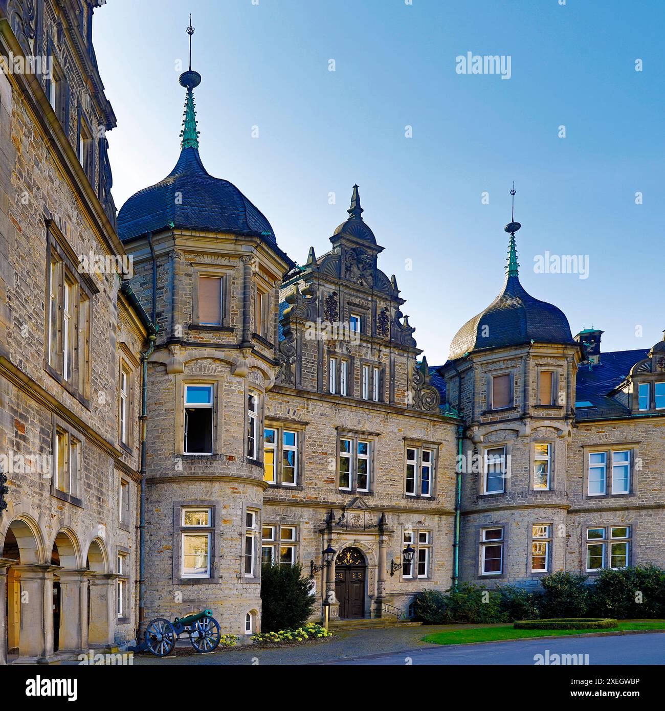 Schloss Bueckeburg, Niedersächsisches Staatsarchiv, Bueckeburg, Niedersachsen, Deutschland, Europa Stockfoto