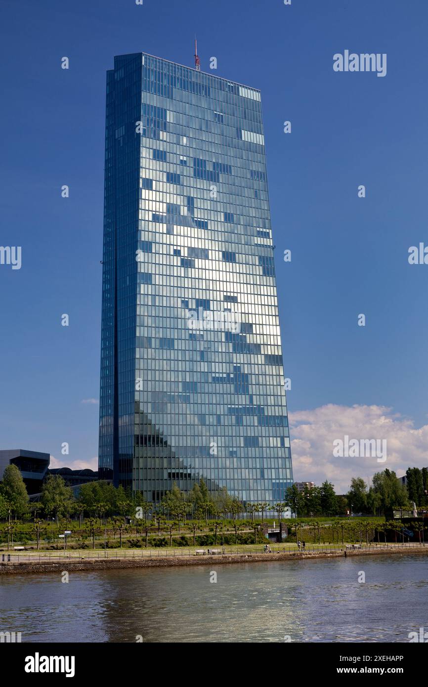 EZB Europäische Zentralbank, Frankfurt am Main, Hessen, Deutschland, Europa Stockfoto