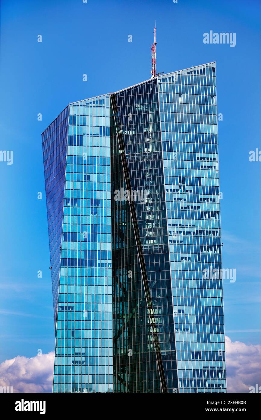 EZB Europäische Zentralbank, Frankfurt am Main, Hessen, Deutschland, Europa Stockfoto