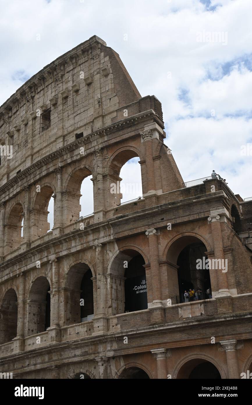 Eurore, Italien, Rome_fontana di trevi und kolosseum Stockfoto