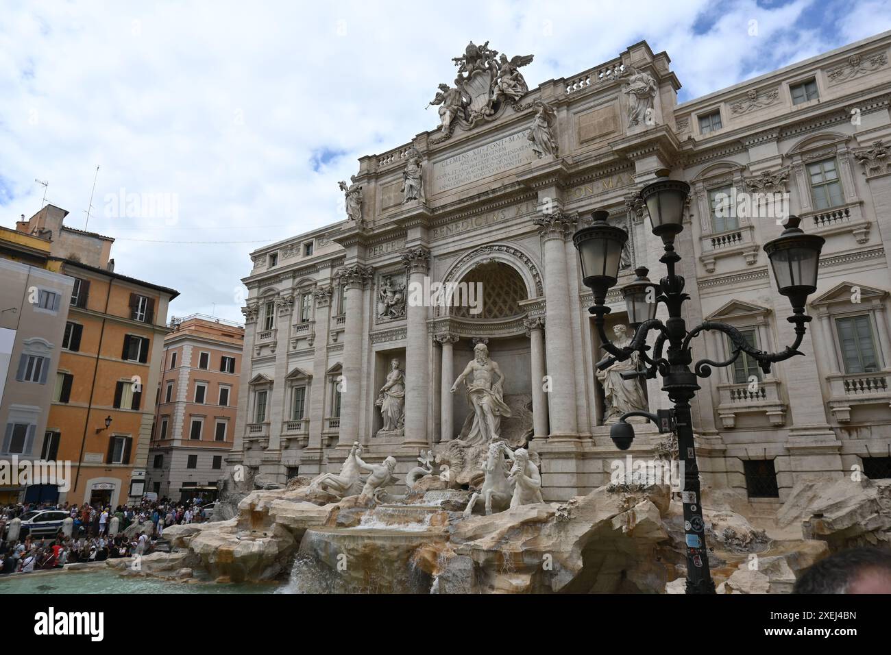 Eurore, Italien, Rome fontana di trevi und kolosseum Stockfoto