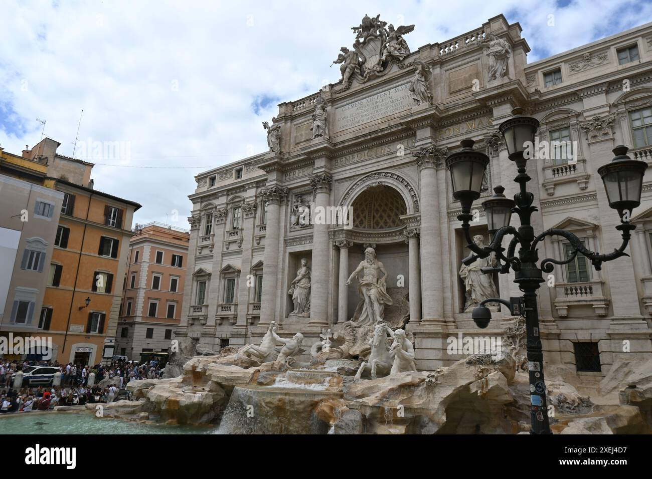 Eurore, Italien, Rome fontana di trevi und kolosseum Stockfoto