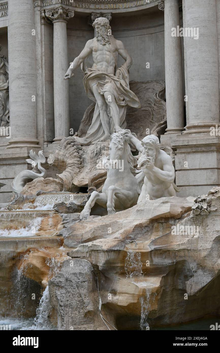 Eurore, Italien, Rome fontana di trevi und kolosseum Stockfoto