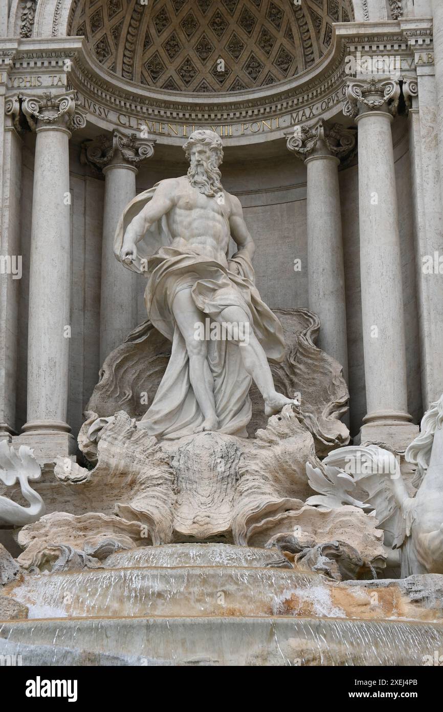 Eurore, Italien, Rome fontana di trevi und kolosseum Stockfoto