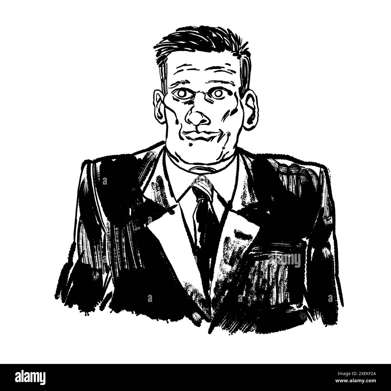 Porträt von Keir Starmer, britischer Politiker, Vorsitzender der Labour Party, kandidierte für die Parlamentswahlen in Großbritannien. Vereinigtes Königreich - 4. Juli 2024. Stockfoto