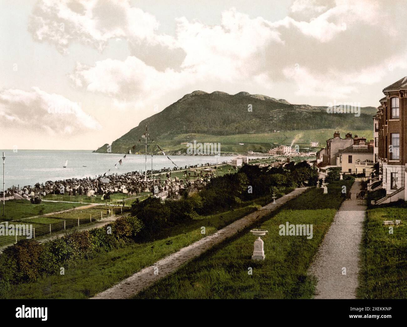 Bray, County Wicklow, Irland, Historisch, digital restaurierte Reproduktion von einer Vorlage aus dem 19. Jahrhundert, Datum nicht angegeben Stockfoto