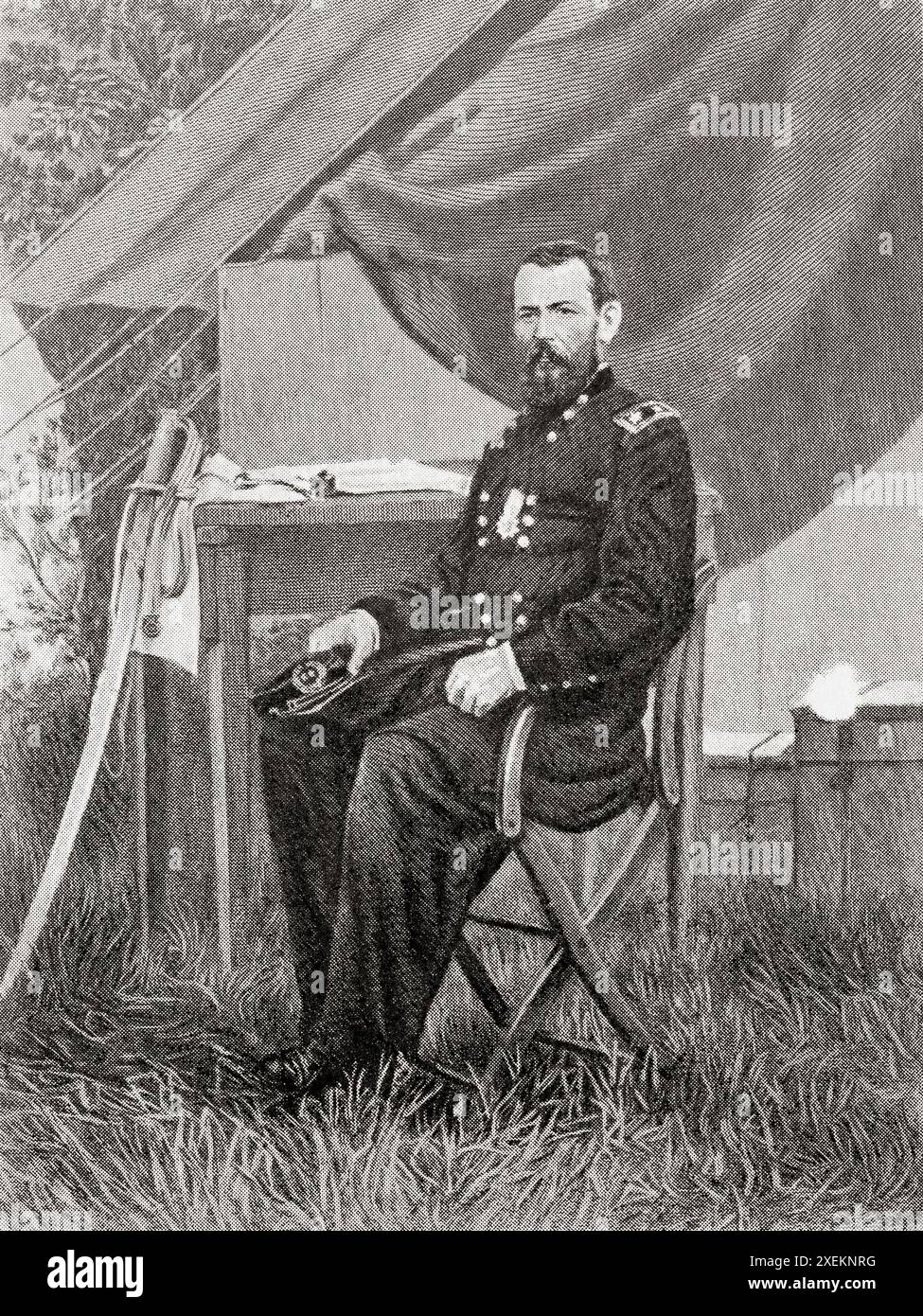 Philip Henry Sheridan, 1831–1888. Offizier der United States Army und General der Union im Amerikanischen Bürgerkrieg. Stockfoto