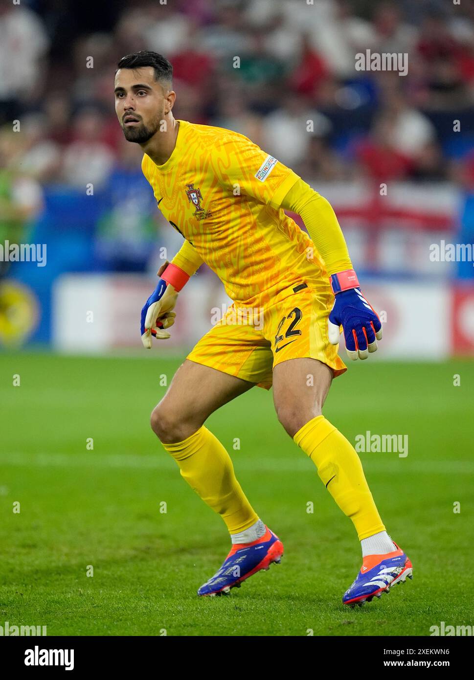Portugal Torhüter Diego Costa während des Gruppenspiels der UEFA Euro 2024 in der Arena AufSchalke in Gelsenkirchen. Bilddatum: Mittwoch, 26. Juni 2024. Stockfoto