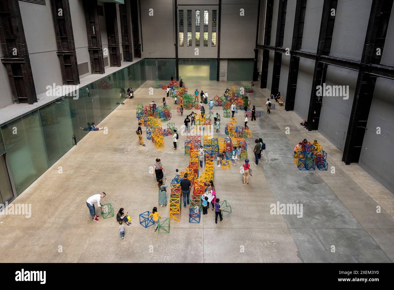 Turbine Hall, Tate Modern, London, Großbritannien; London, England Stockfoto